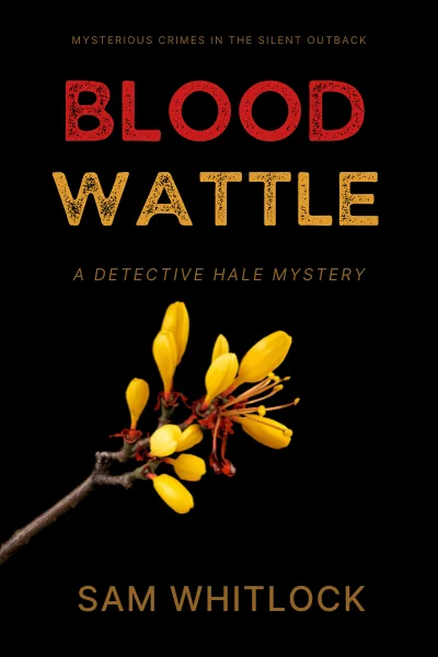 Front cover of Blood Wattle, a sample crime cover