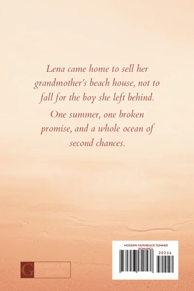 Back cover of Salt & Summer, a sample romance cover